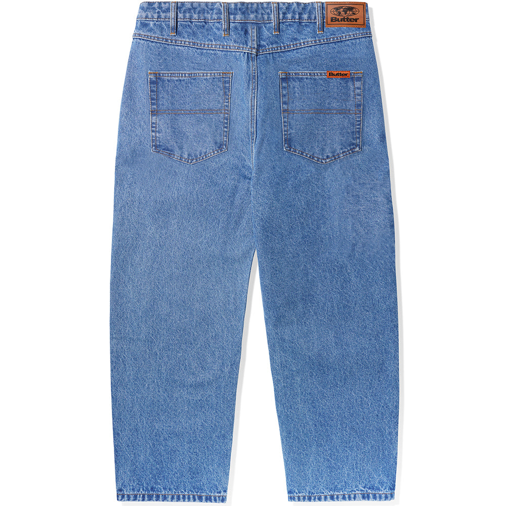 Butter Goods Baggy Denim Jeans Washed Indigo