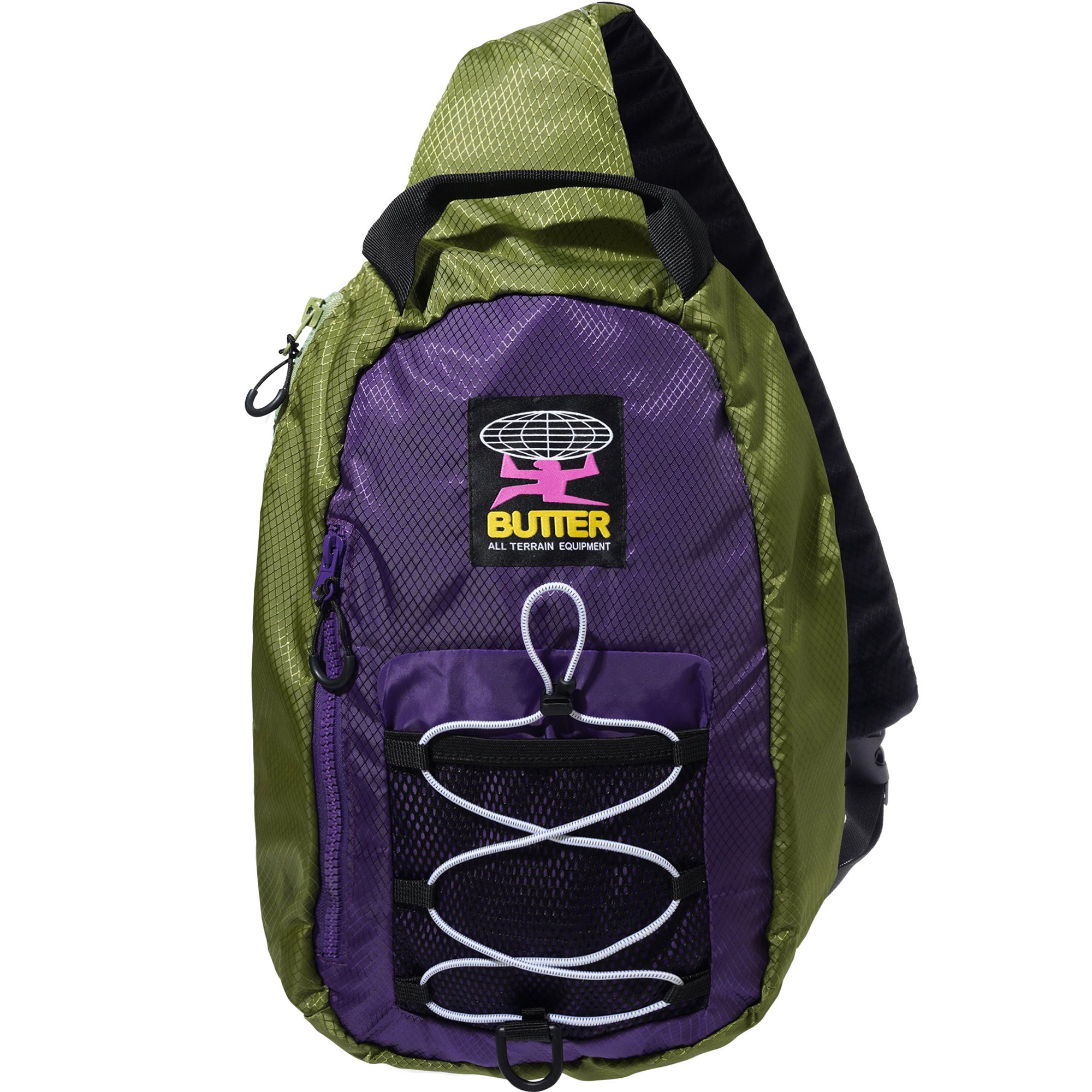 Butter Goods Express Shoulder Bag Grass/Purple