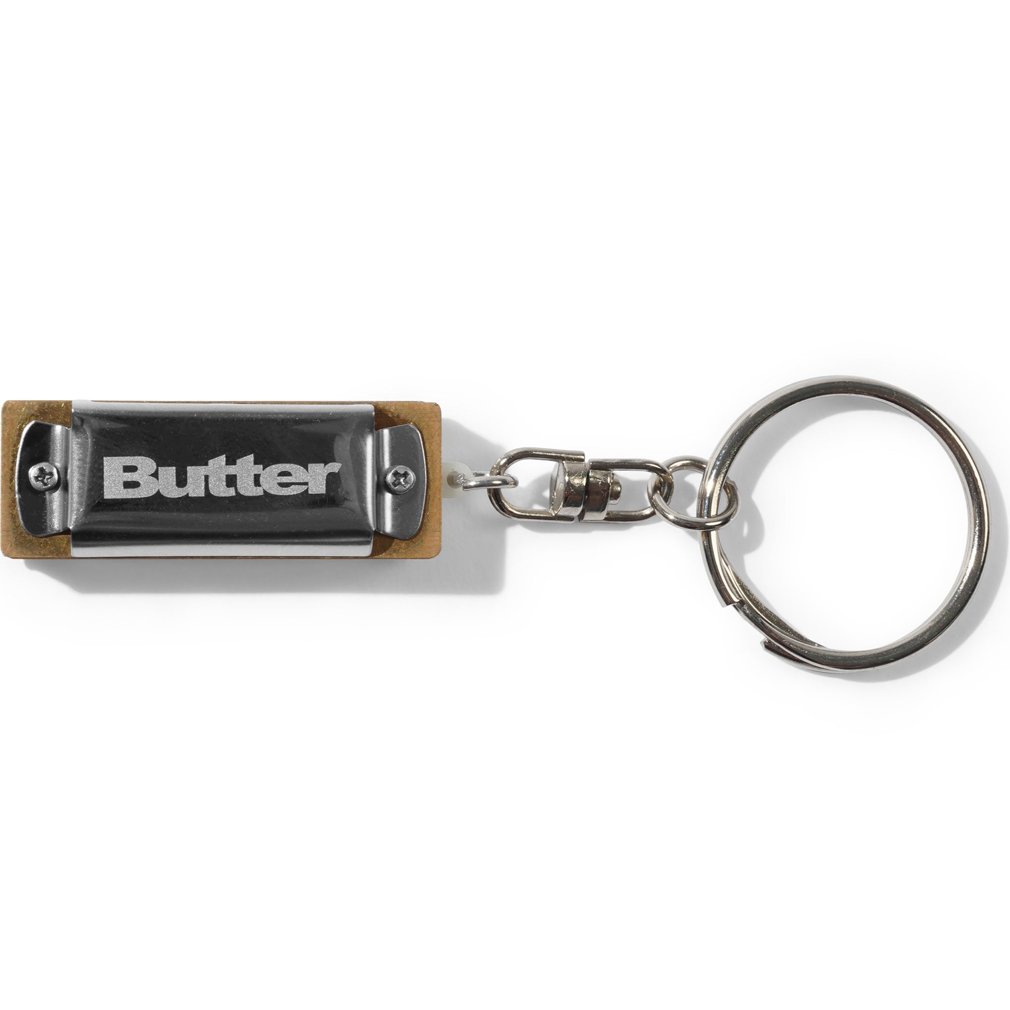 Butter Goods Harmonica Key Chain Silver