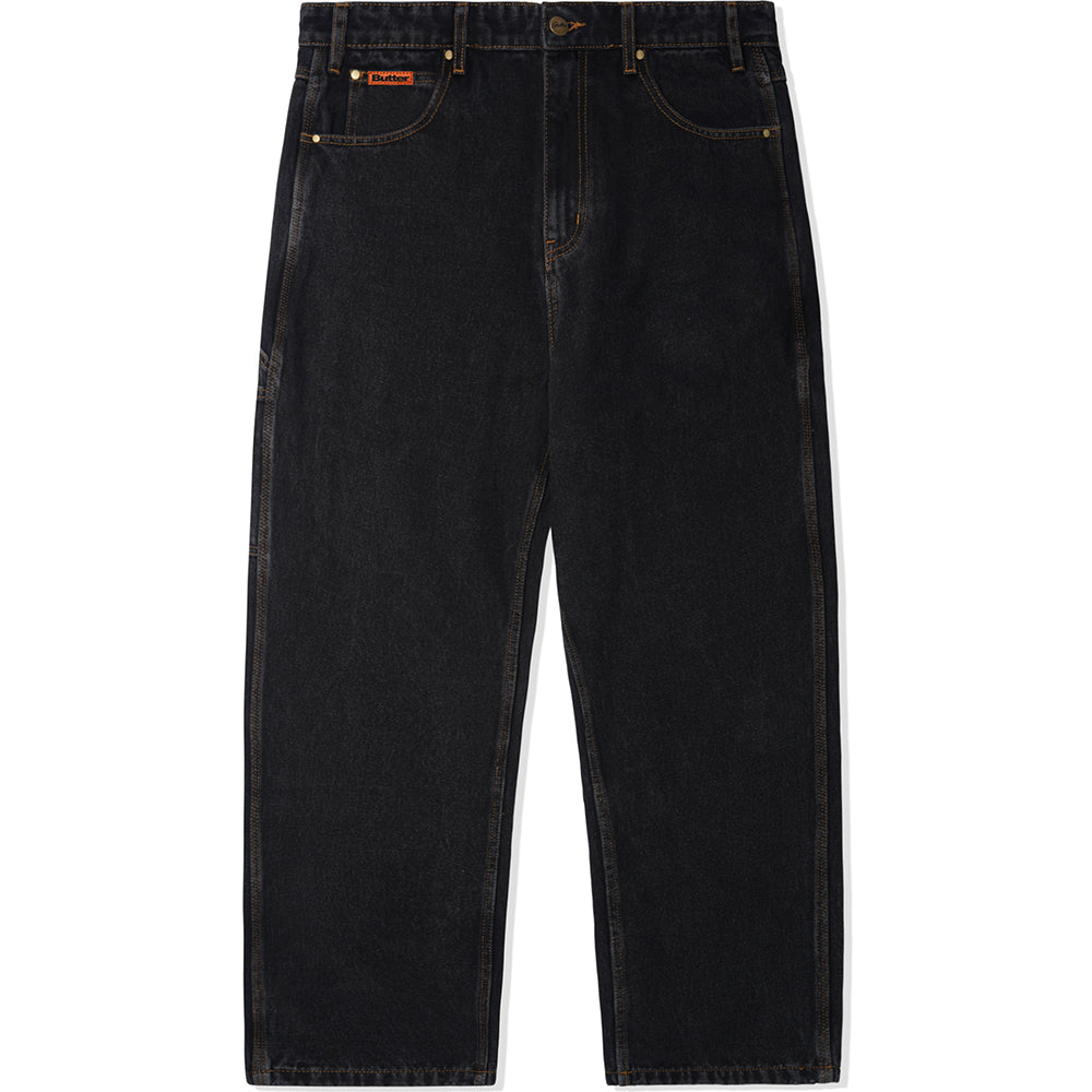Butter Goods Relaxed Denim Jeans Washed Black