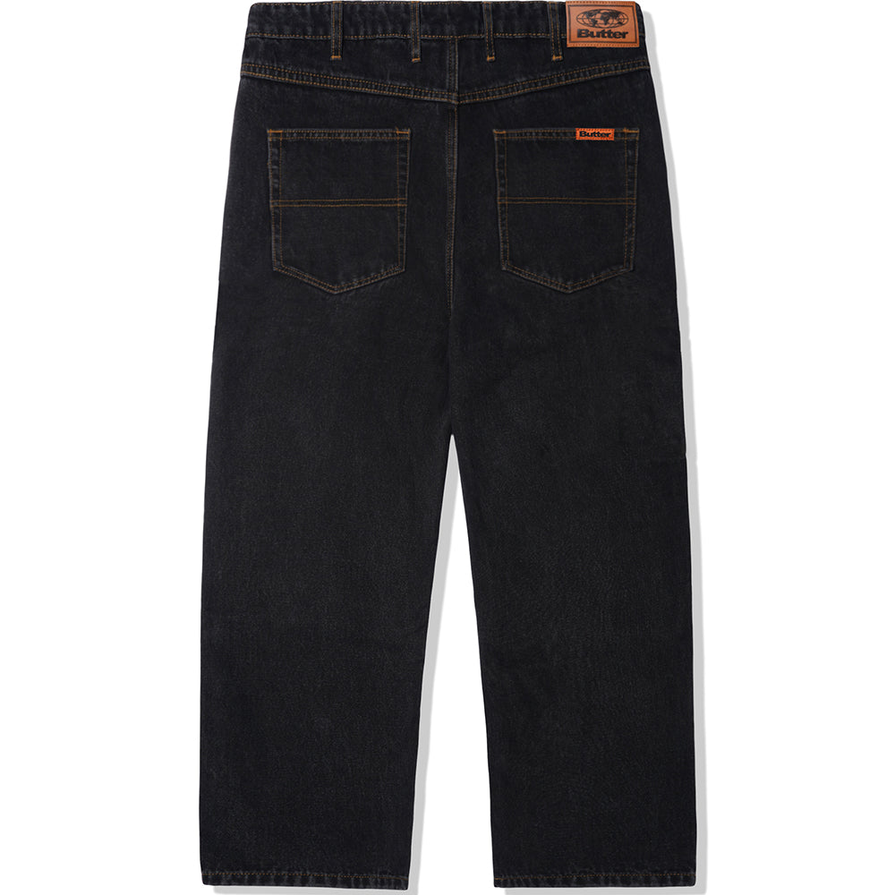 Butter Goods Relaxed Denim Jeans Washed Black