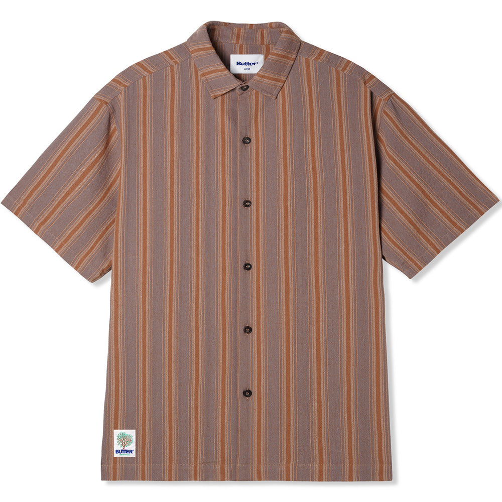 Butter Goods Terrace Short Sleeve Shirt Terracotta/Steel