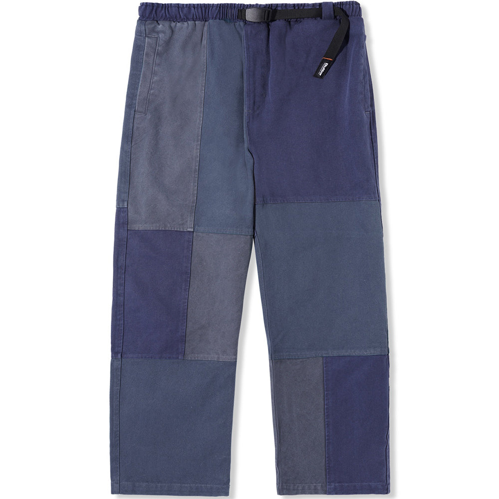 Butter Goods Washed Canvas Patchwork Pants Washed Navy