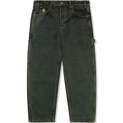 Butter Goods Weathergear Heavyweight Denim Jeans Deep Forest Wash