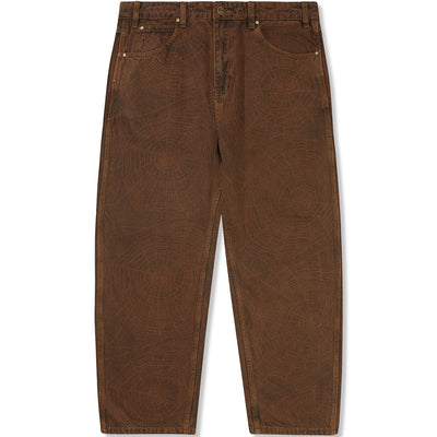 Butter Goods Web Denim Jeans Brown
