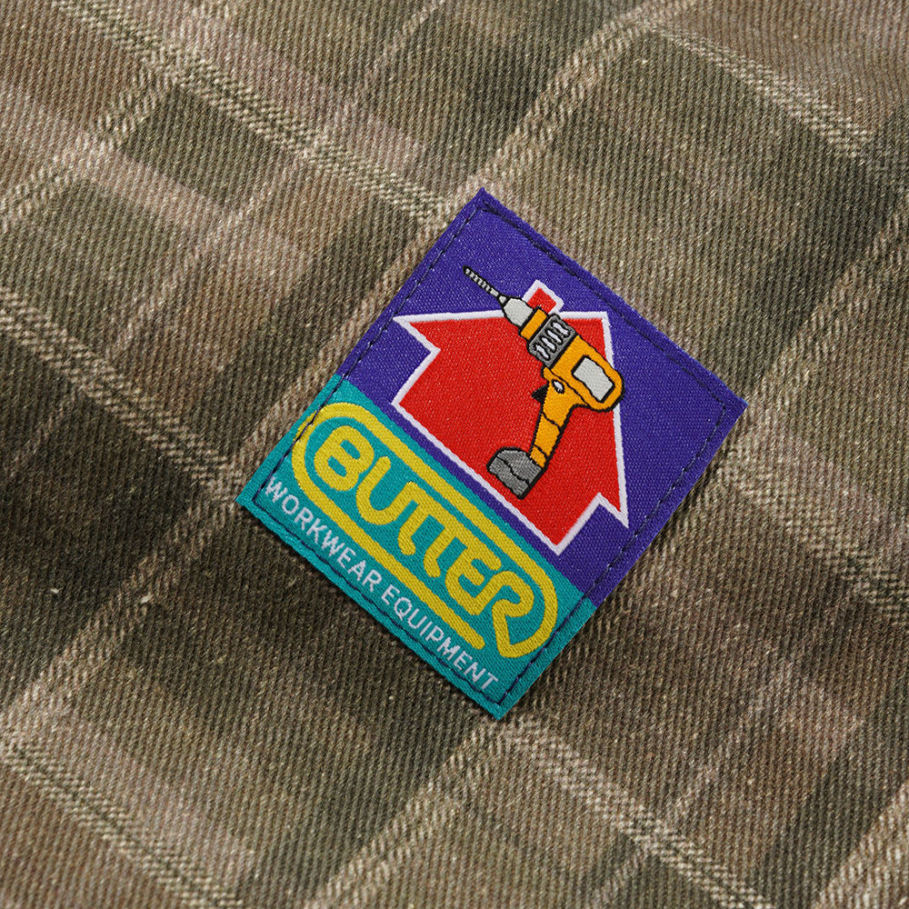 Butter Goods Work Jacket Washed Plaid