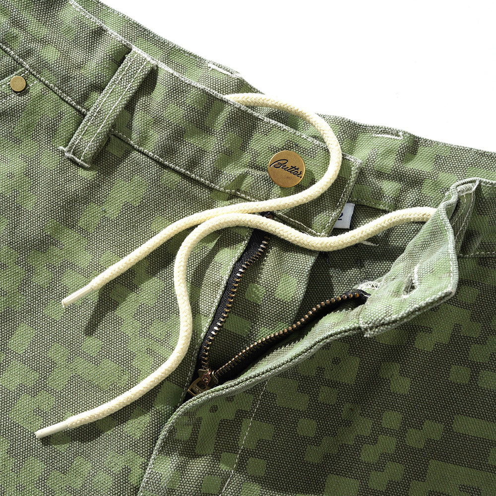 Butter Goods Work Shorts Army