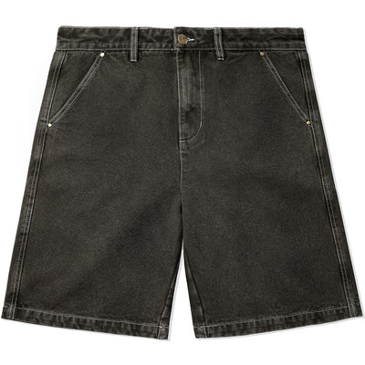 Butter Goods Work Shorts Washed Black