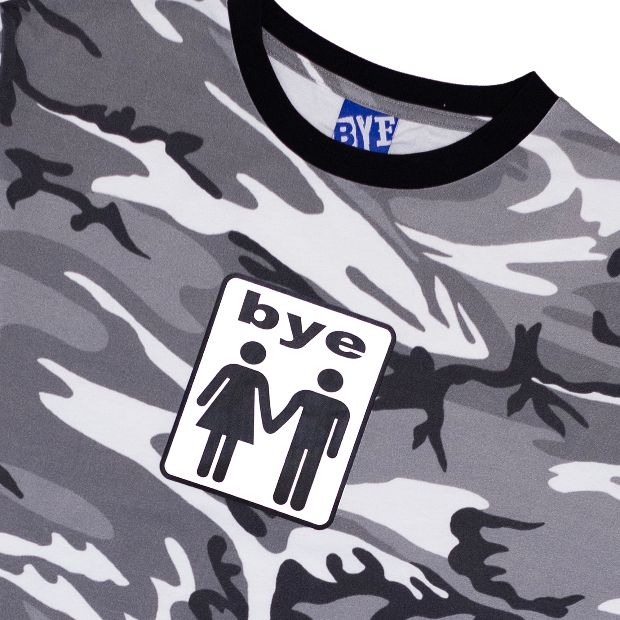 Bye Jeremy Couple Camo Longsleeve Grey