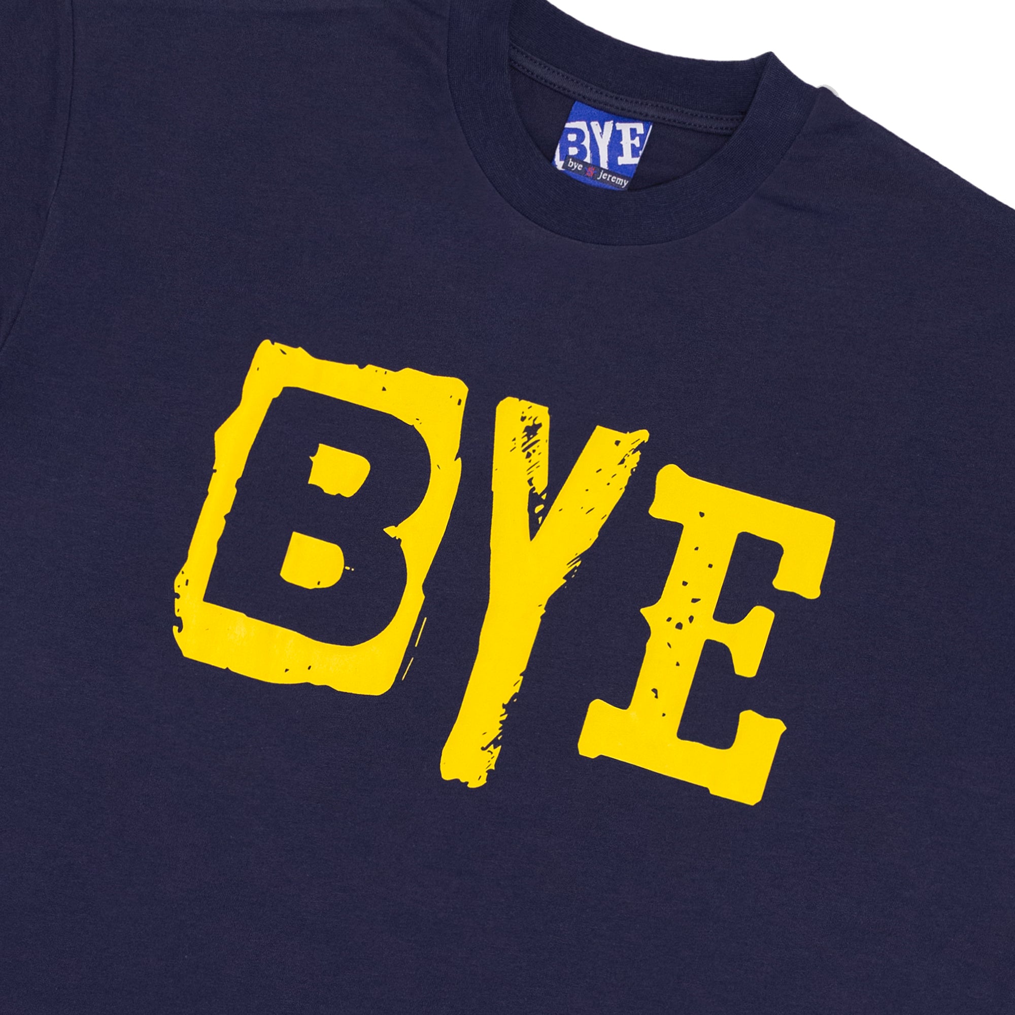 Bye Jeremy Name Tee Navy