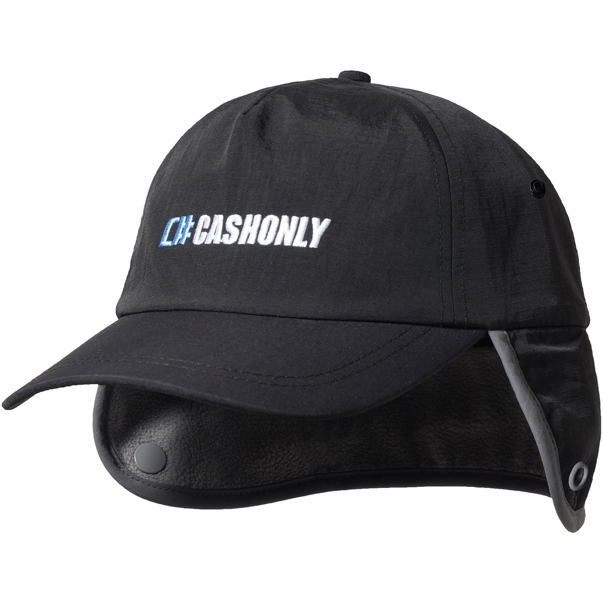 Cash Only Numeric Flap Cap Black