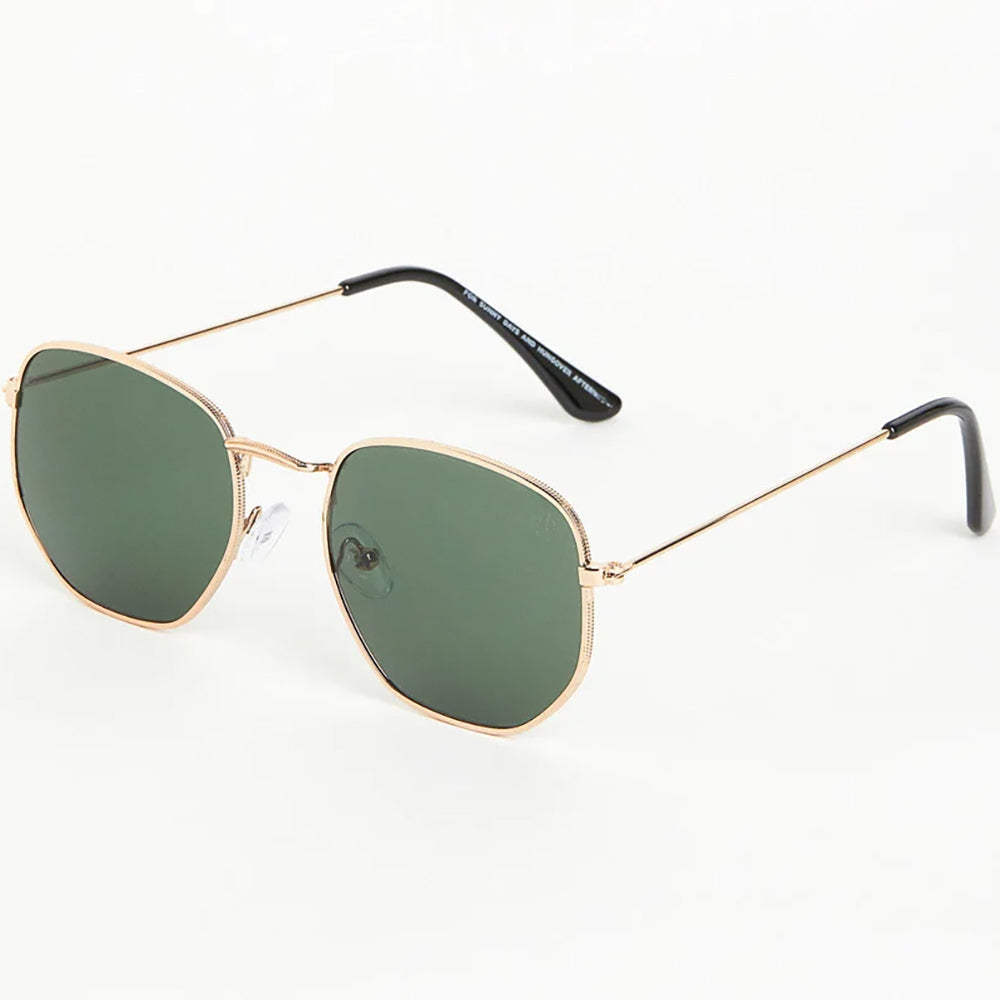CHPO Ian Sunglasses Gold/Green
