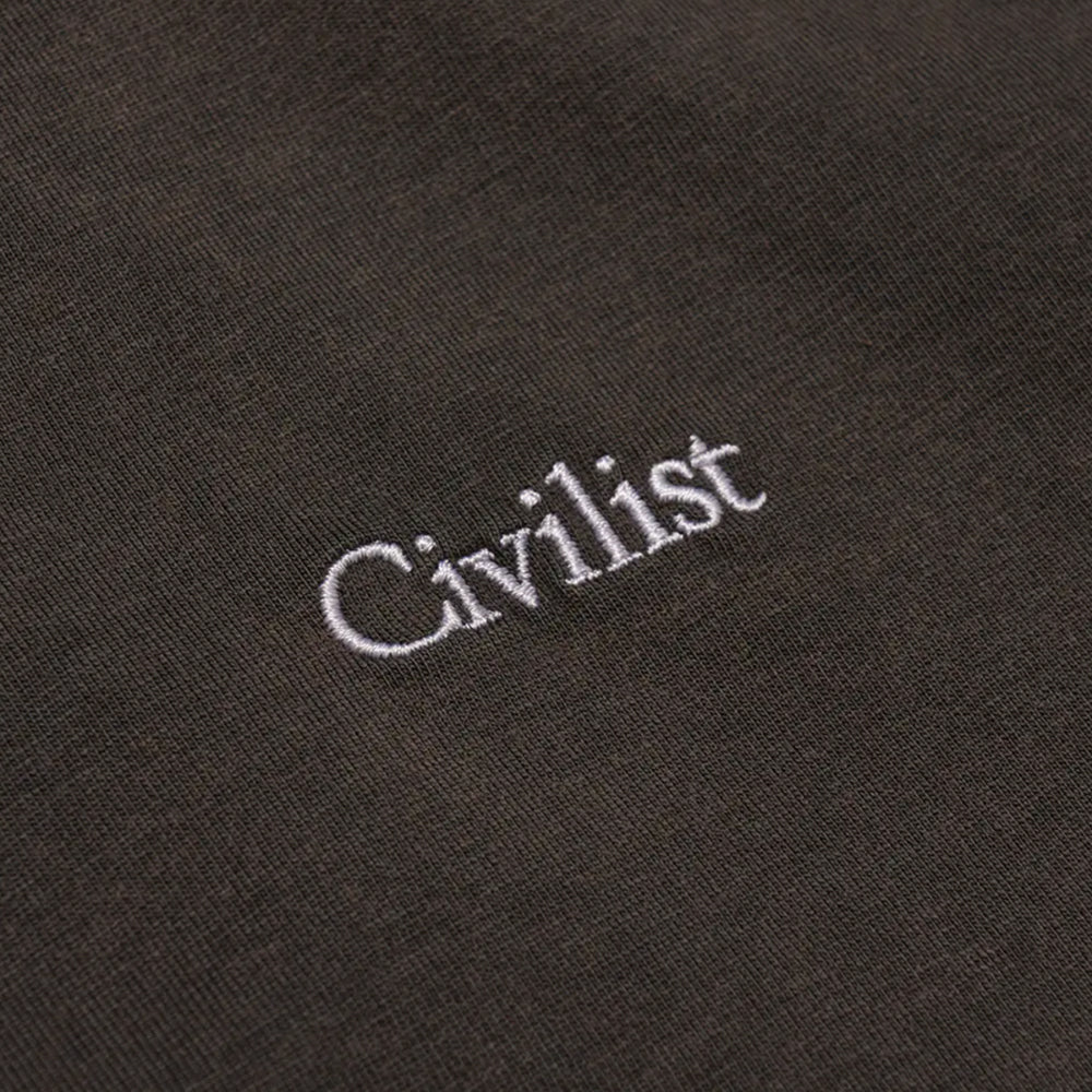 Civilist Mini Logo Tee Nutmeg