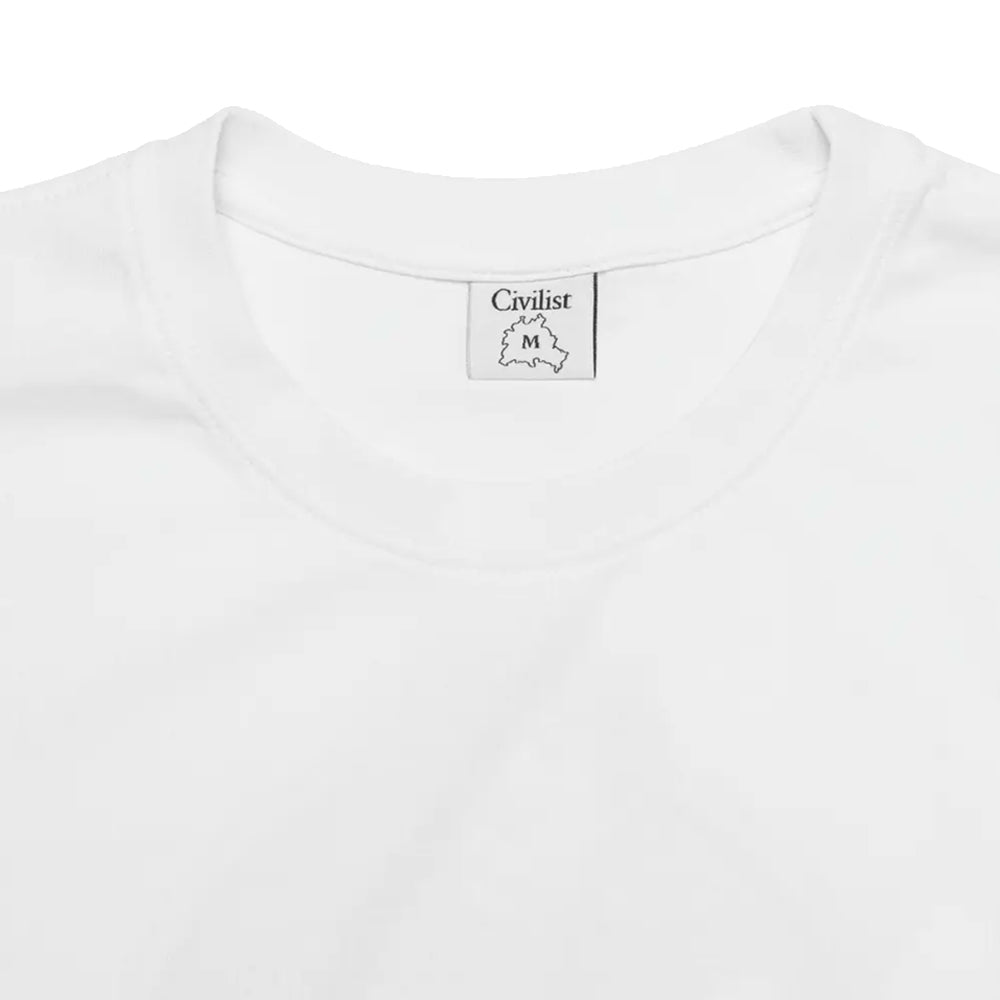 Civilist Schulle Chrome Tee White
