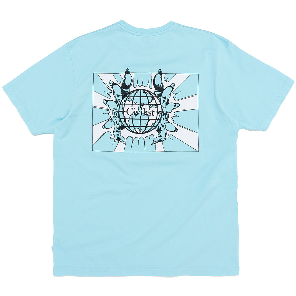 Civilist Globus Tee Aqua