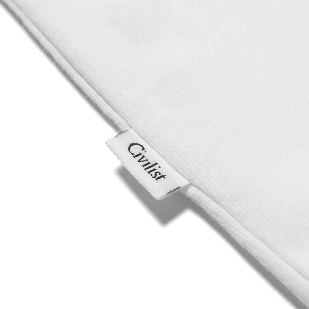 Civilist Schulle Chrome Tee White