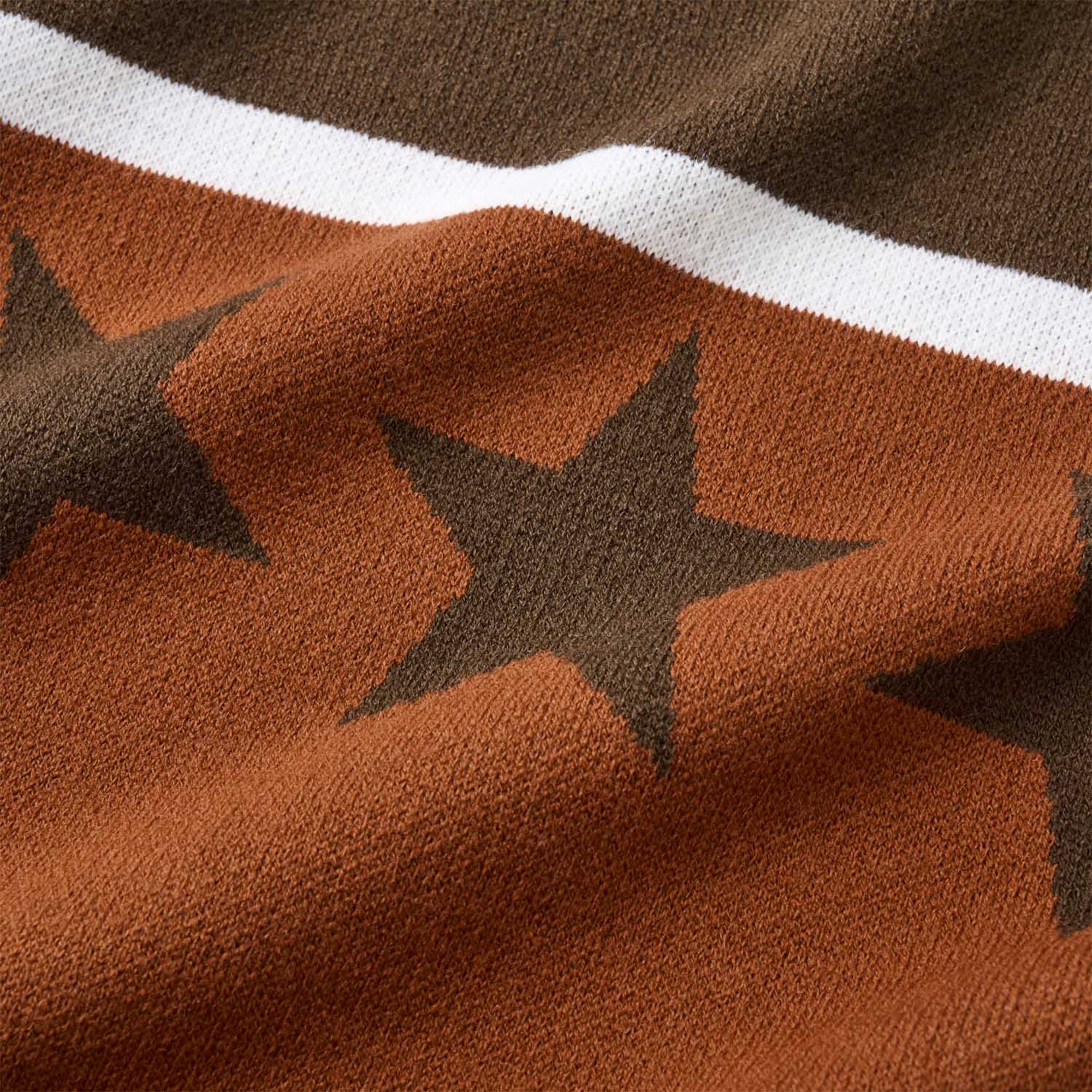 Come Sundown Burn Out Knit Brown/Orange | NOTE shop Come Sundown Burn Out Knit Brown/Orange | NOTE shop