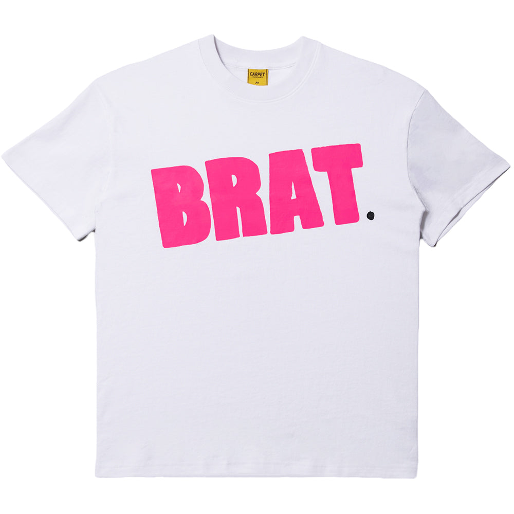 Carpet Company BRAT Logo Tee White