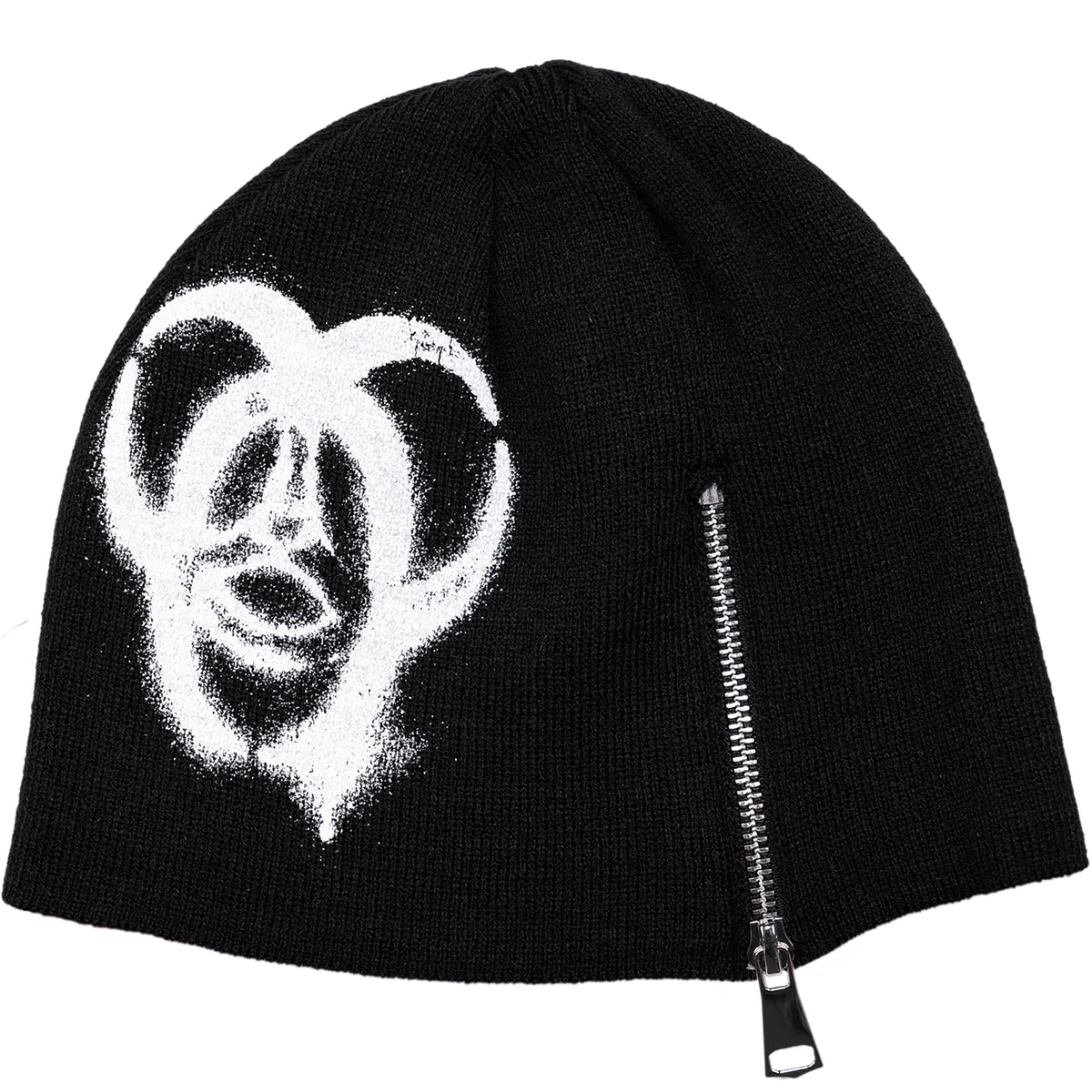 Carpet Company Biohazard Zip Beanie Black