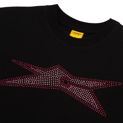Carpet Company Bizarro Rhinestone Tee Black