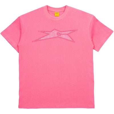 Carpet Company Bizarro Rhinestone Tee Pink