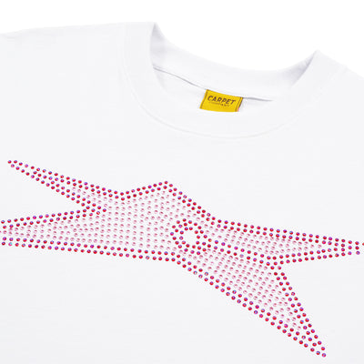 Carpet Company Bizarro Rhinestone Tee White