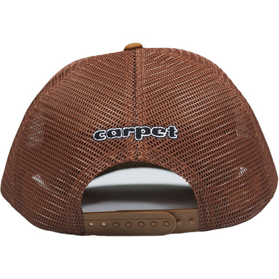 Carpet Company Bizarro Rhinestone Trucker Hat Brown
