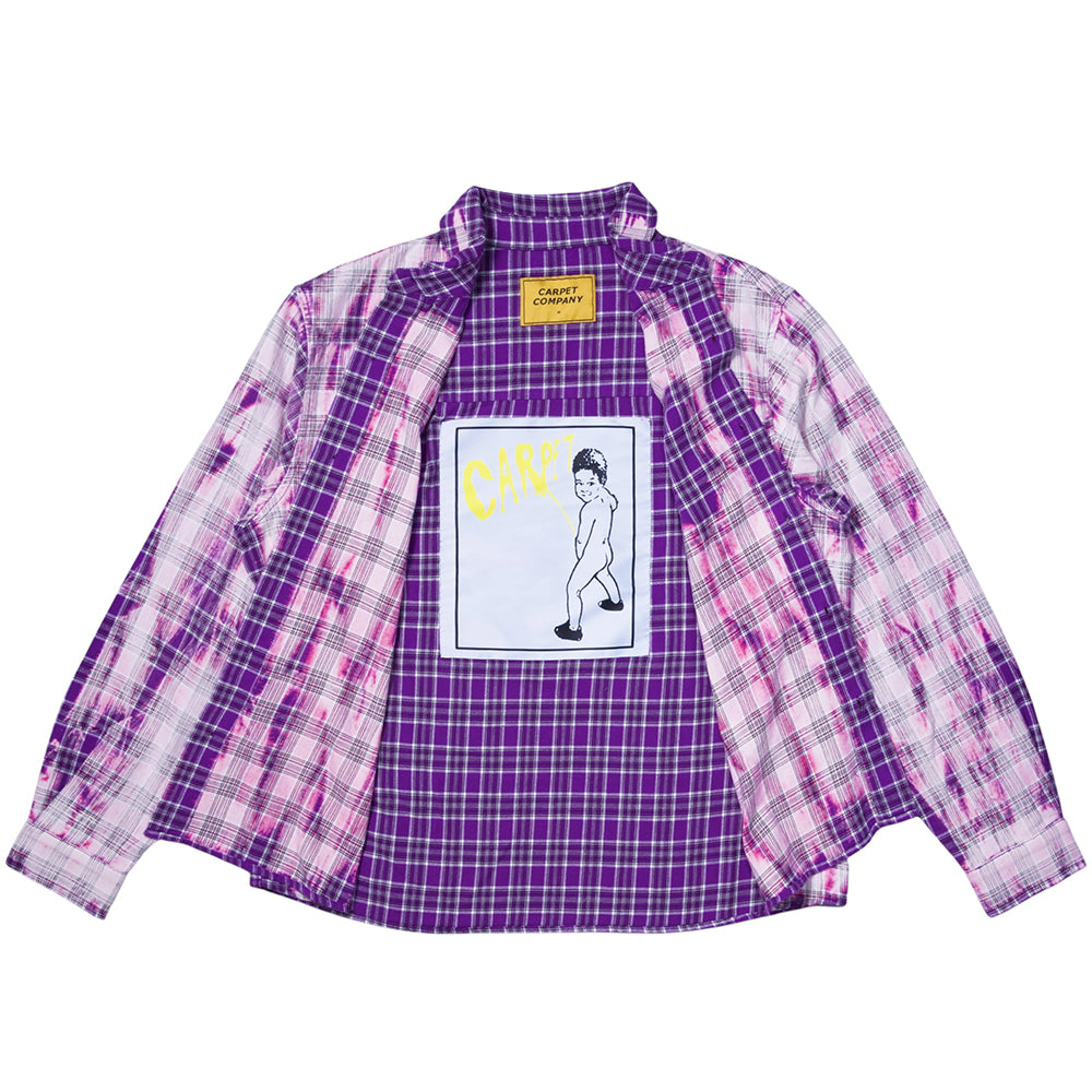 Carpet Company Bleached Flannel Purple