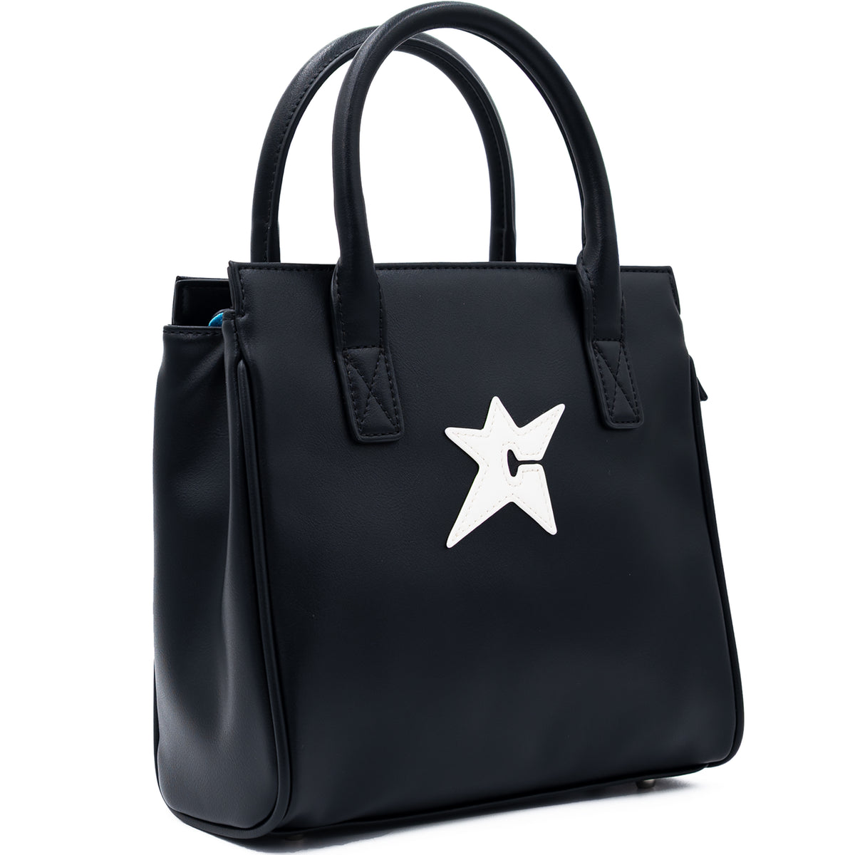 Carpet Company C-Star Leather Purse Black