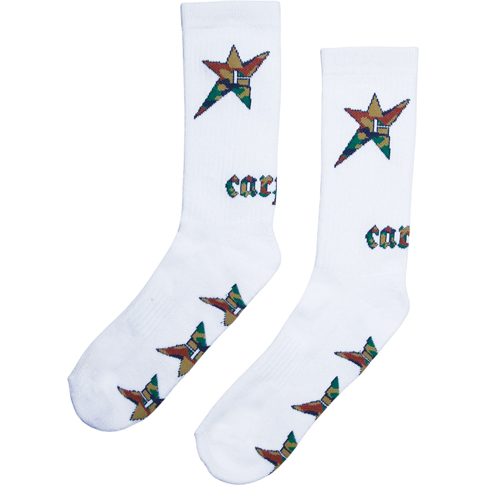 Carpet Company C-Star Socks White/Camo