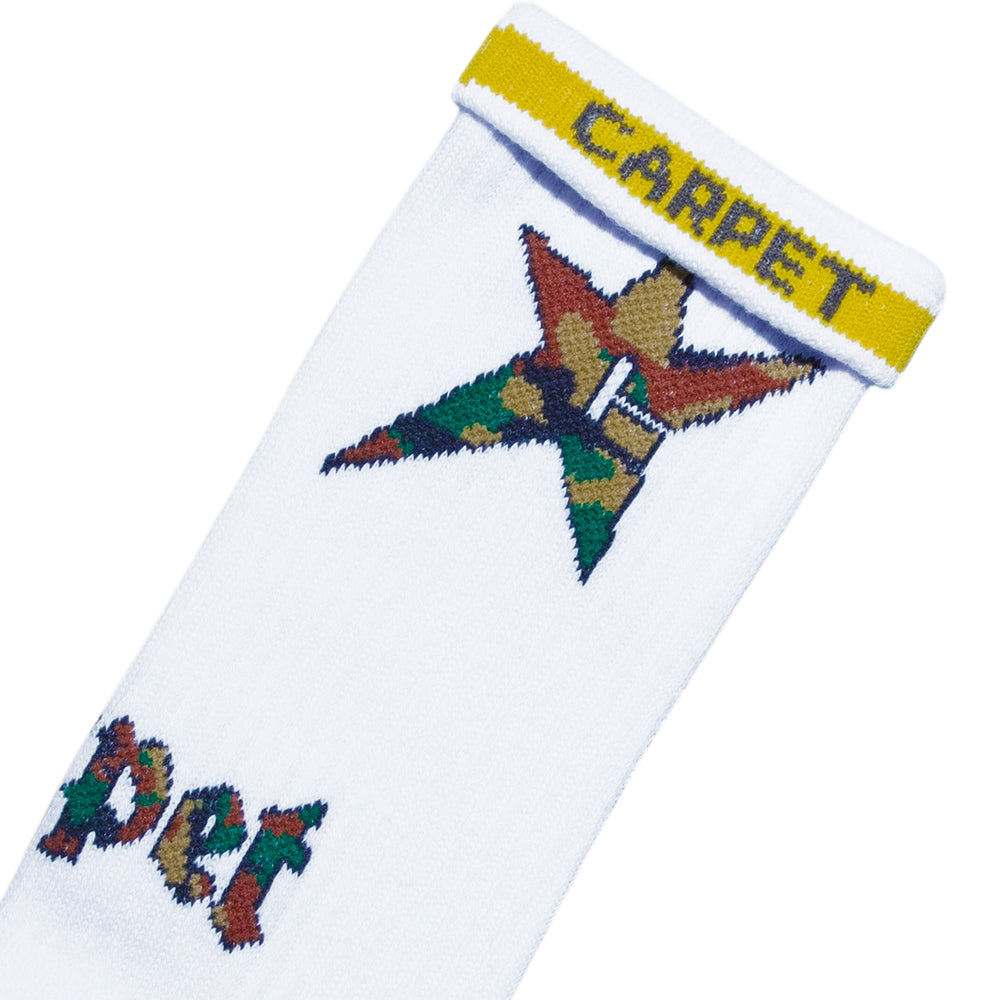 Carpet Company C-Star Socks White/Camo