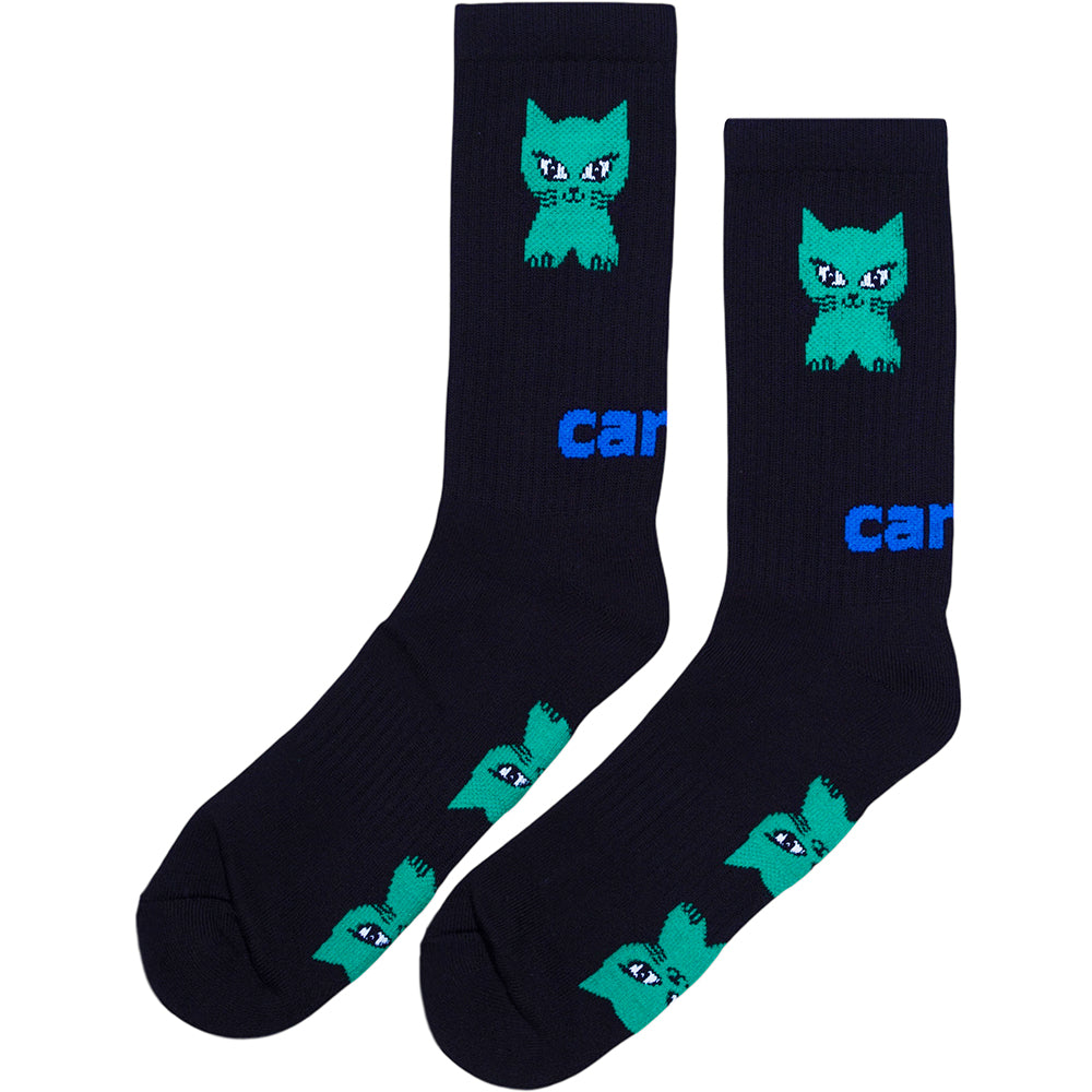 Carpet Company Cat Sock Black