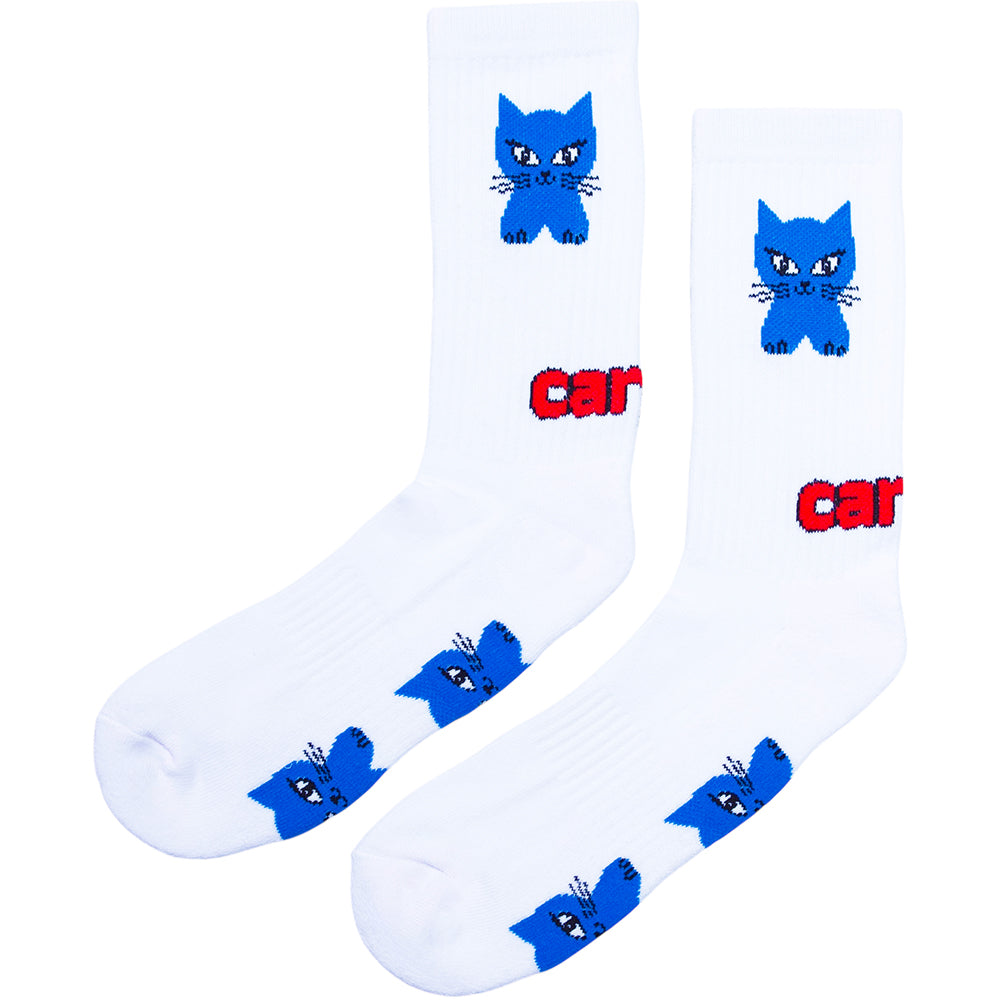 Carpet Company Cat Sock White