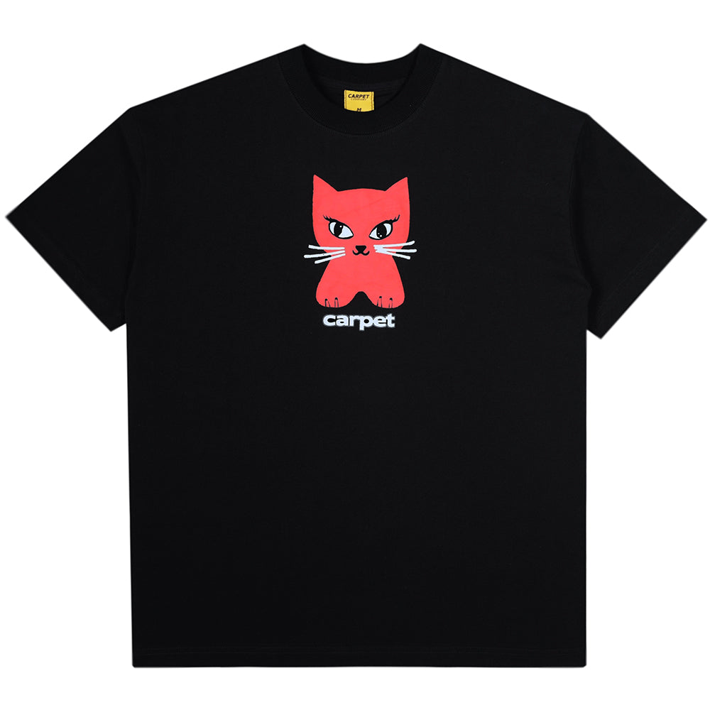 Carpet Company Cat Tee Black