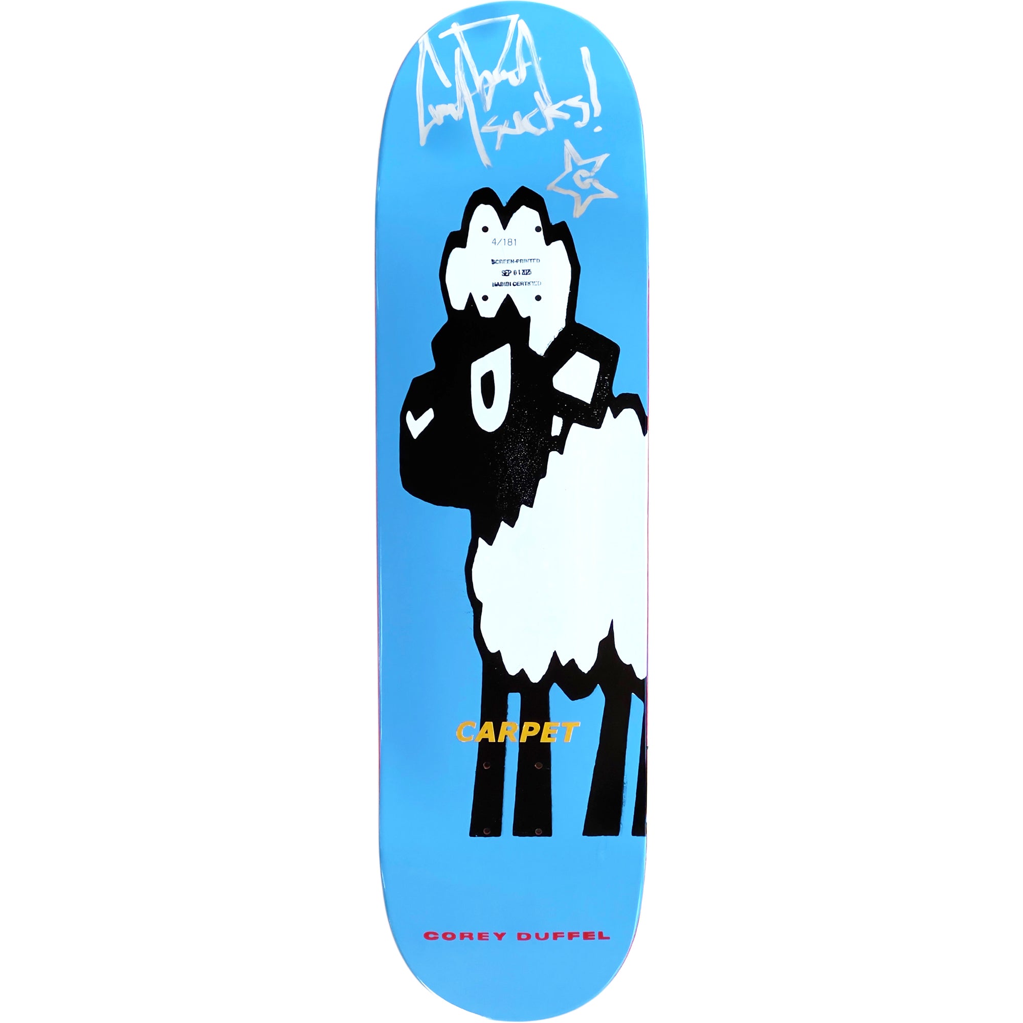 Carpet Company Corey Duffel Guest Pro Skateboard Deck 8.5"