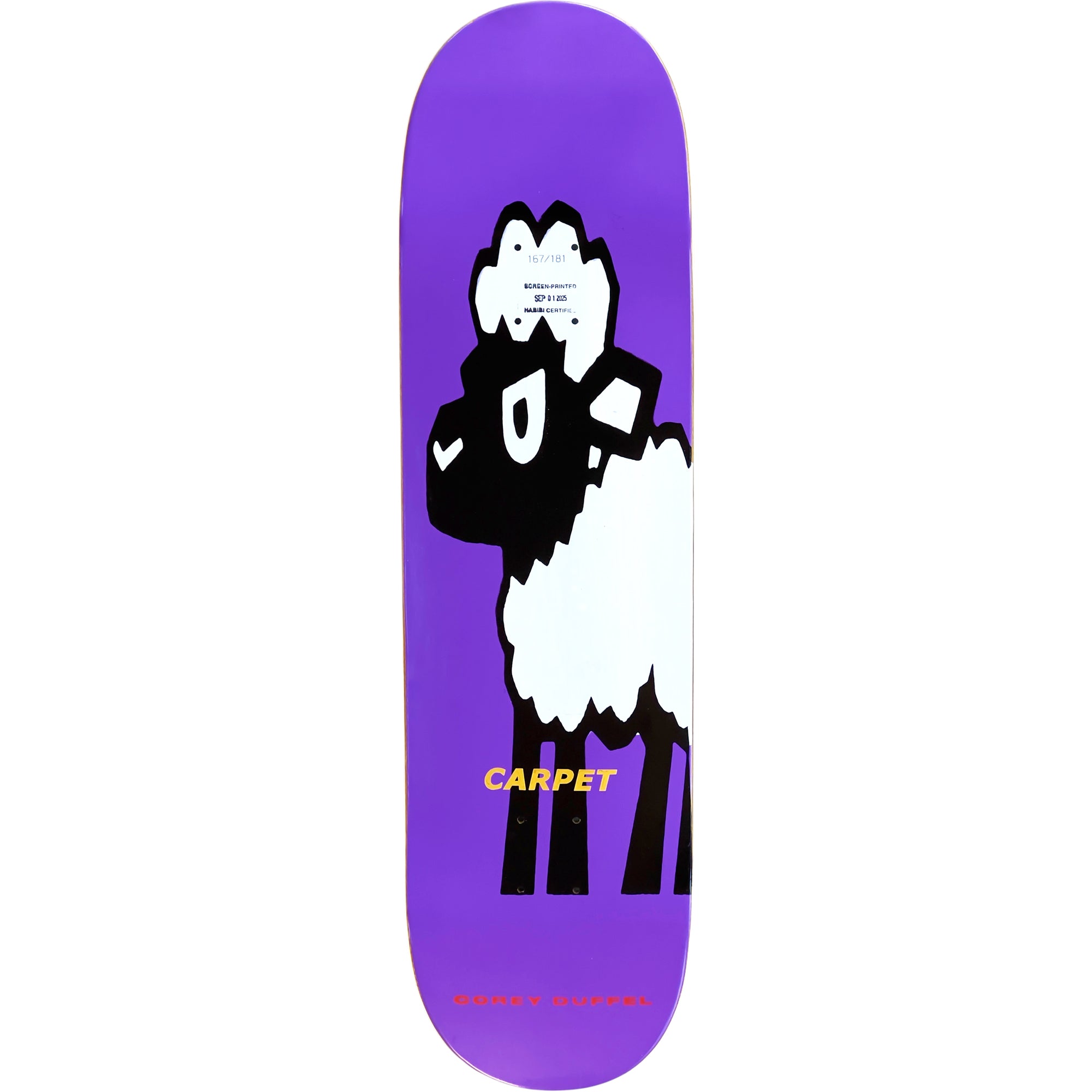 Carpet Company Corey Duffel Guest Pro Skateboard Deck 8.5"