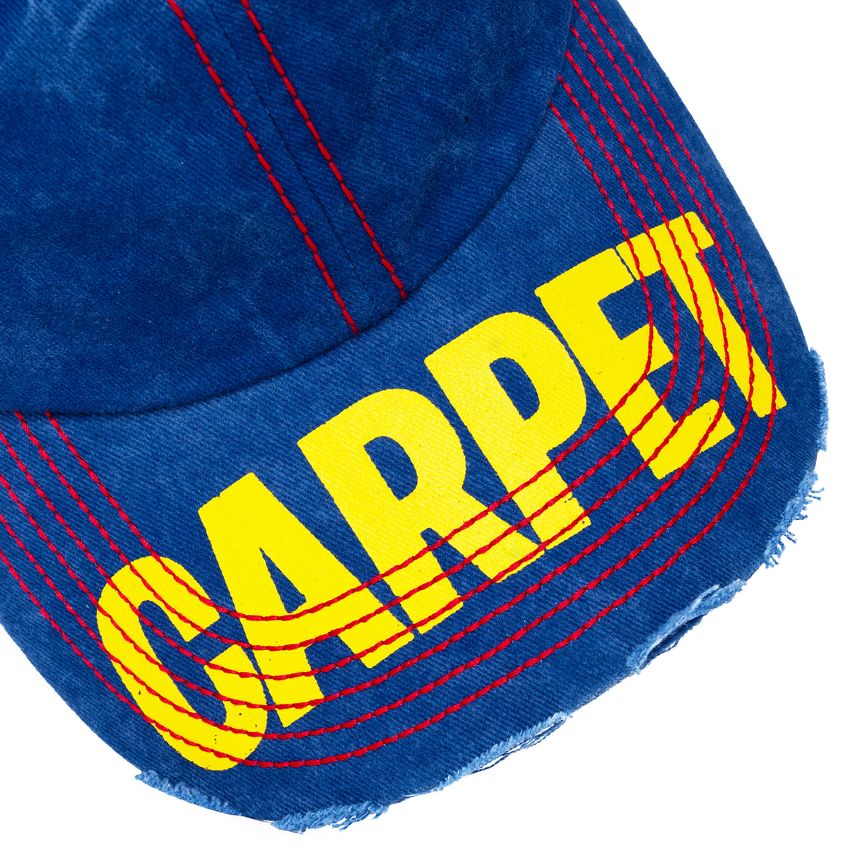 Carpet Company Distressed Hat Blue