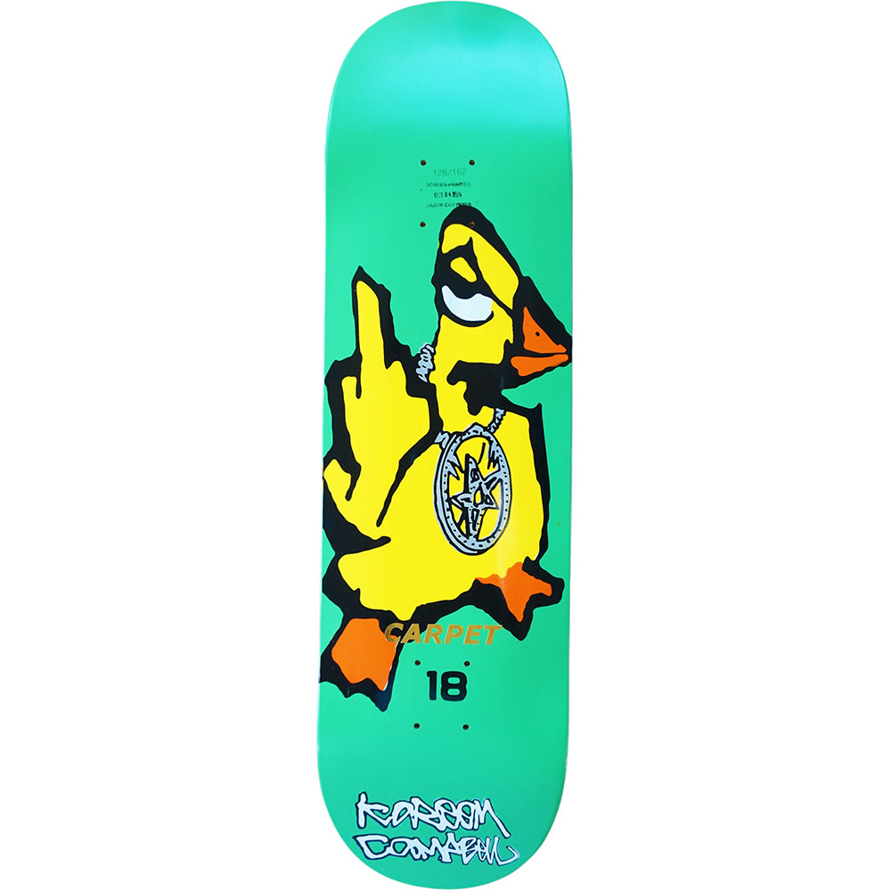 Carpet Company Kareem Campbell Duck You Skateboard Deck 8.5"