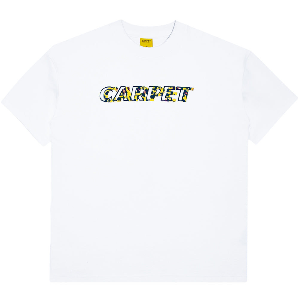 Carpet Company Misprint Cheetah Tee White