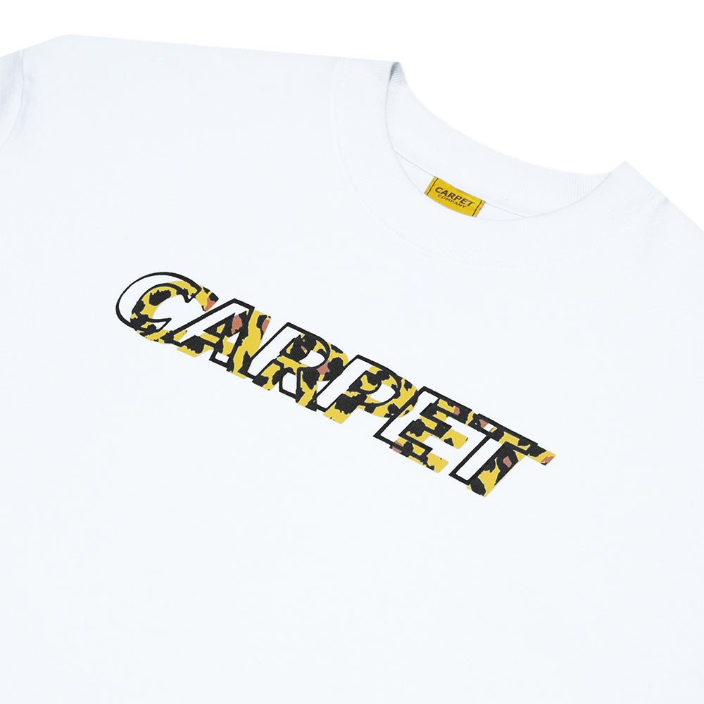 Carpet Company Misprint Cheetah Tee White
