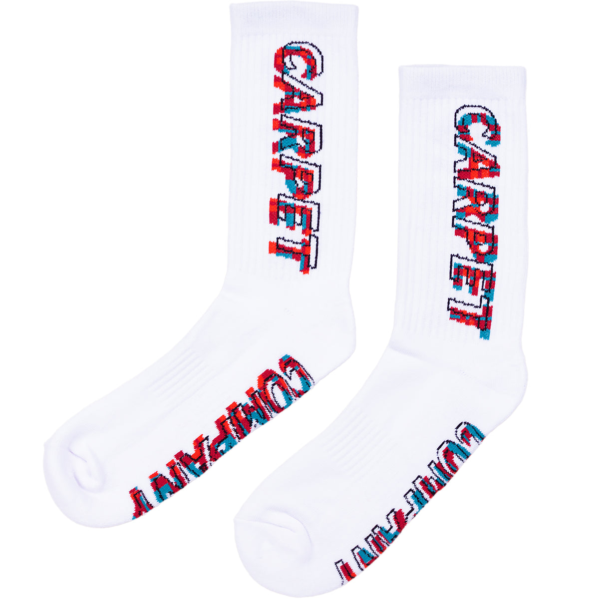 Carpet Company Misprint Socks White/Plaid