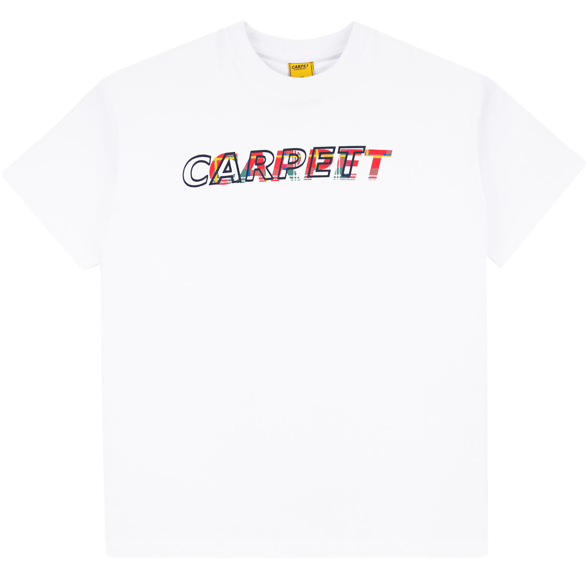 Carpet Company Misprint Tee White/Plaid