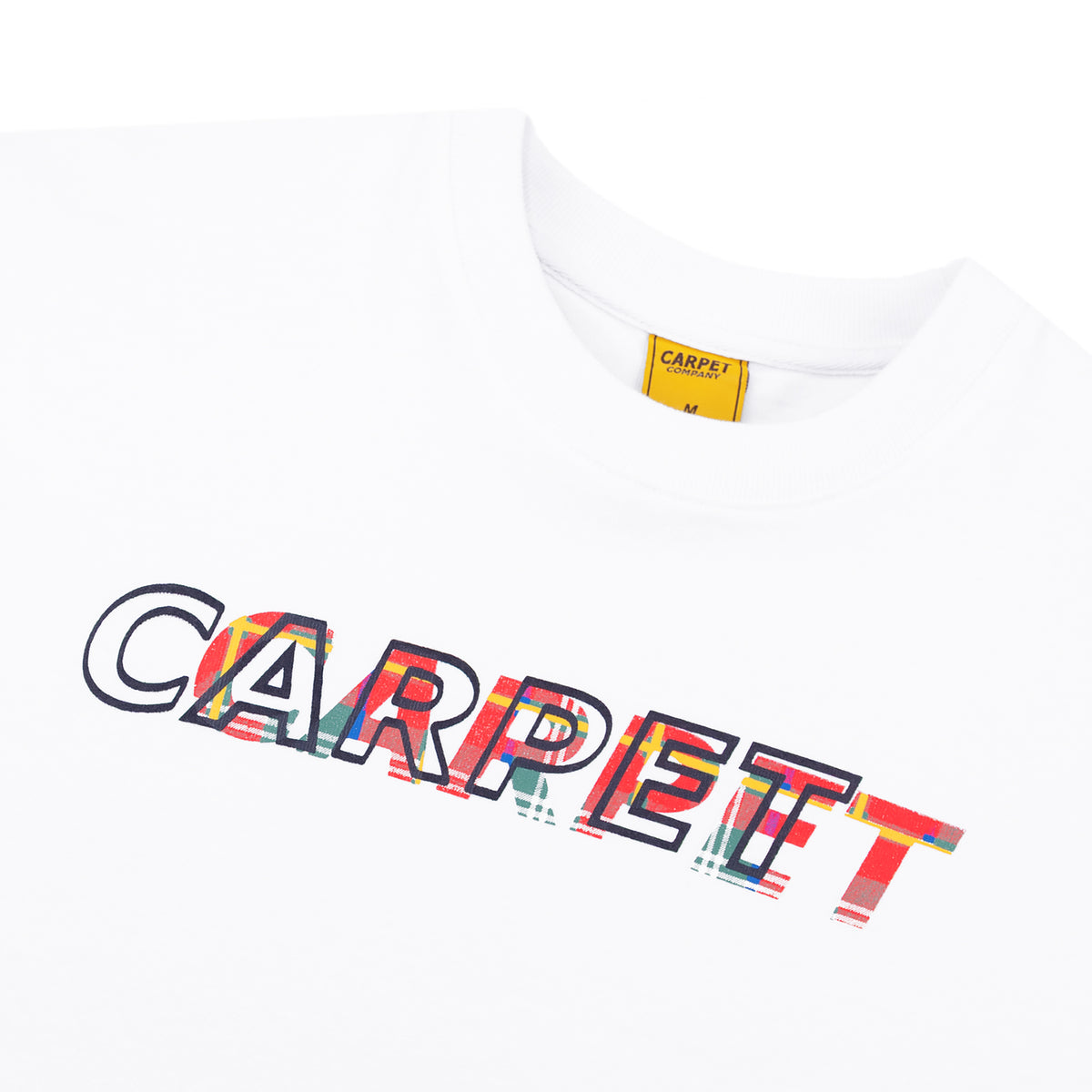 Carpet Company Misprint Tee White/Plaid