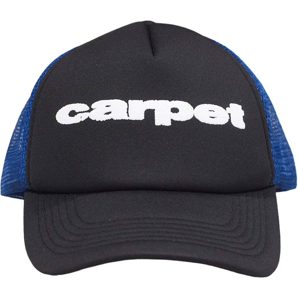 Carpet Company Puff Trucker Hat Black/Blue