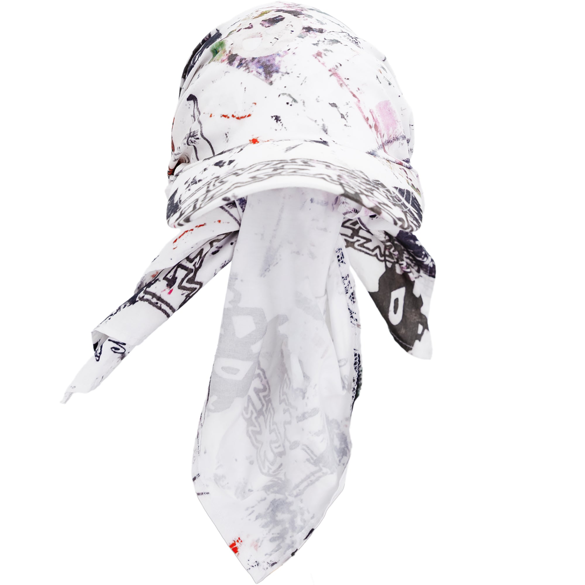Carpet Company Rag Bandana Hat White