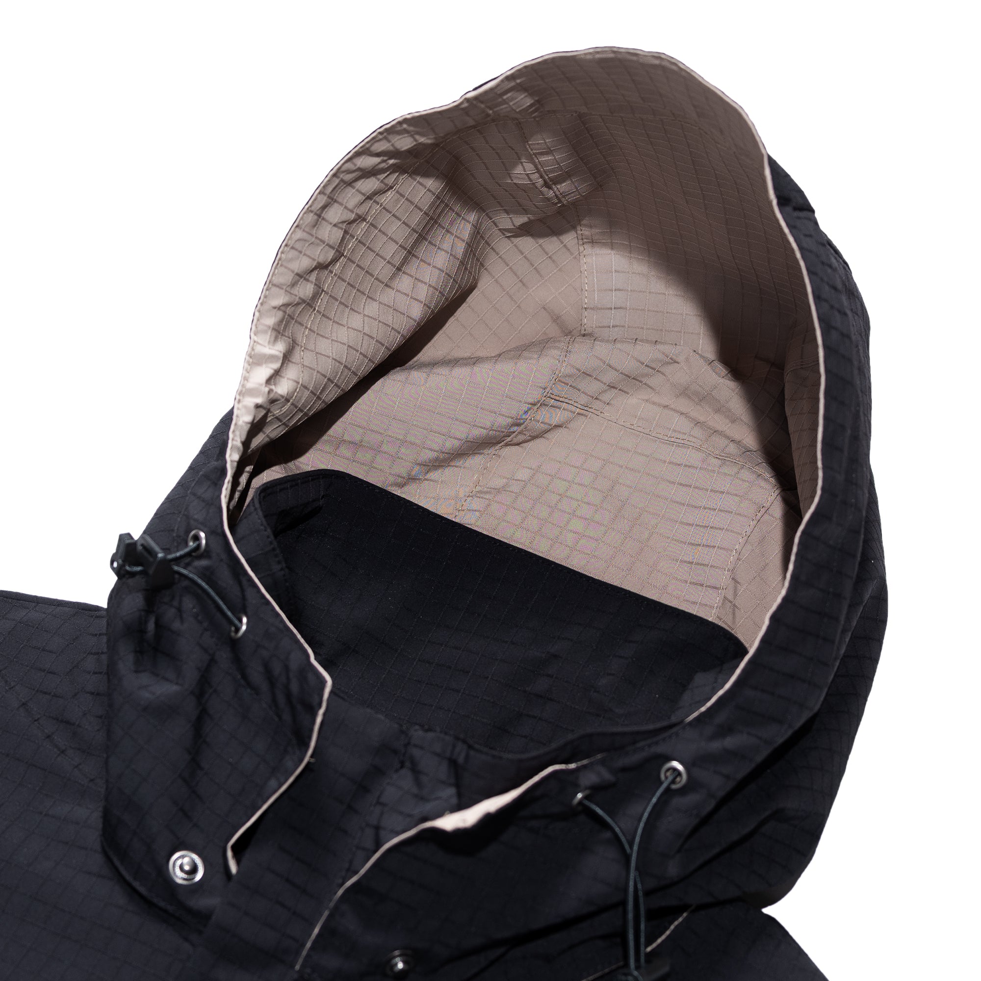 Carpet Company Rain Jacket with Reversible Hood Black