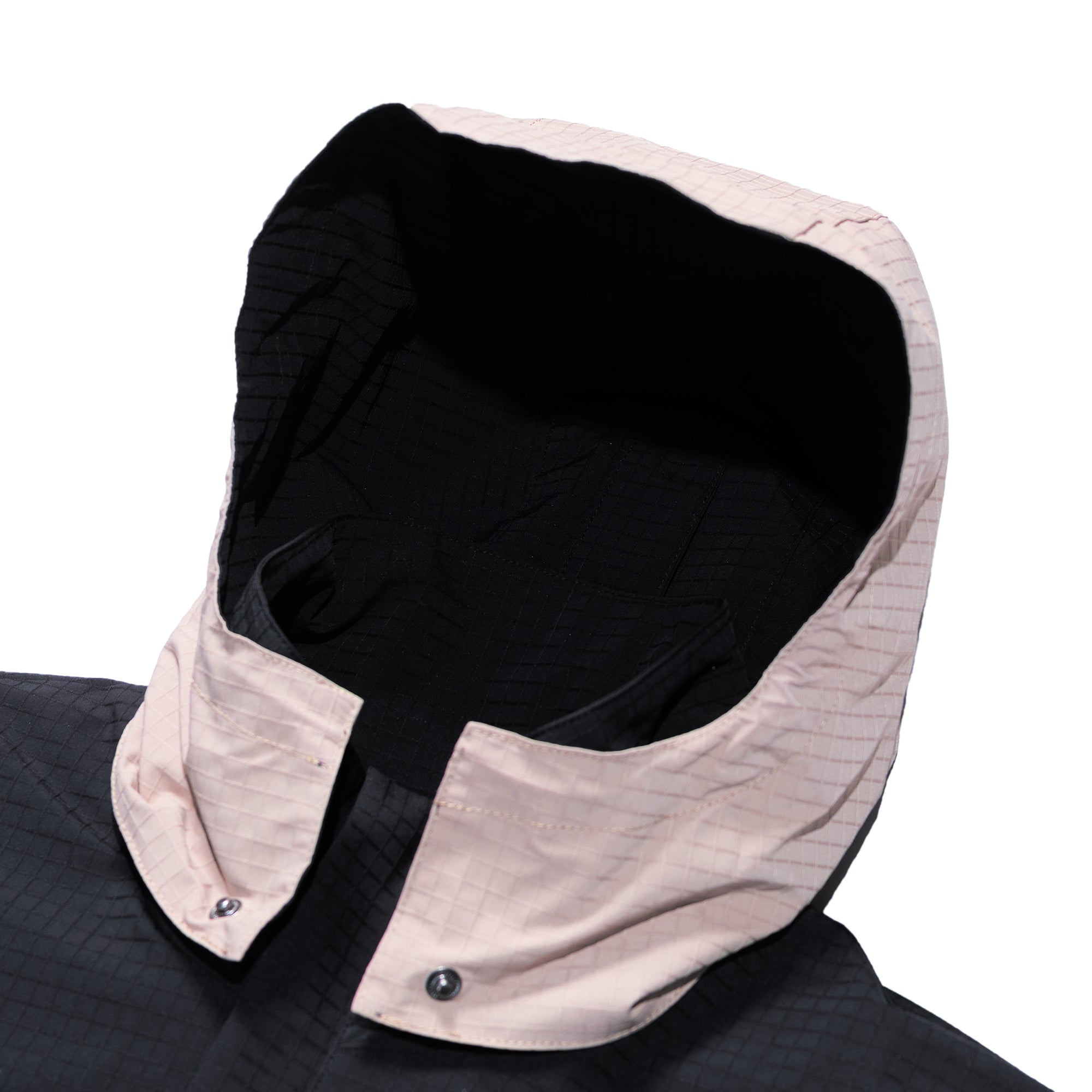 Carpet Company Rain Jacket with Reversible Hood Black