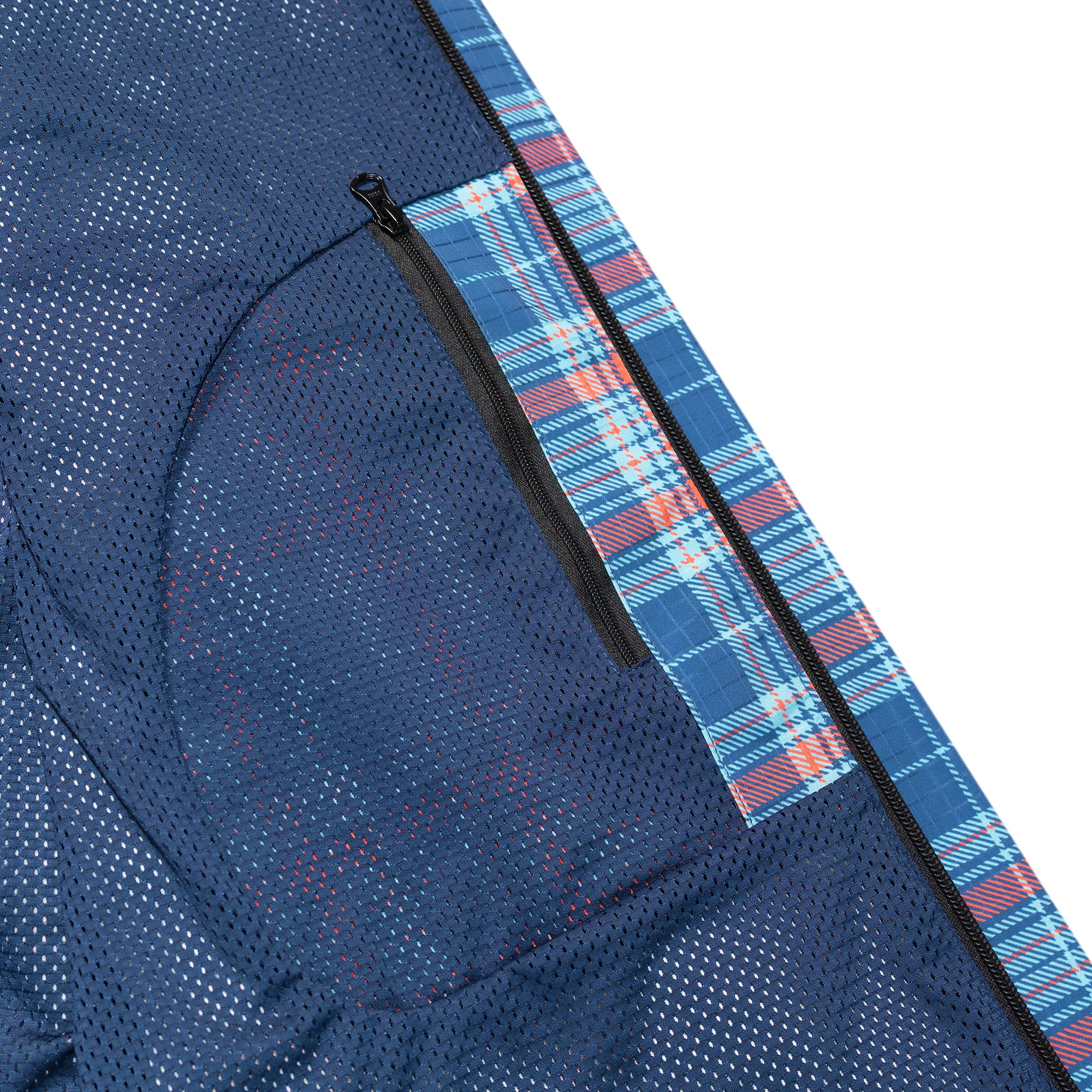Carpet Company Rain Jacket with Reversible Hood Plaid