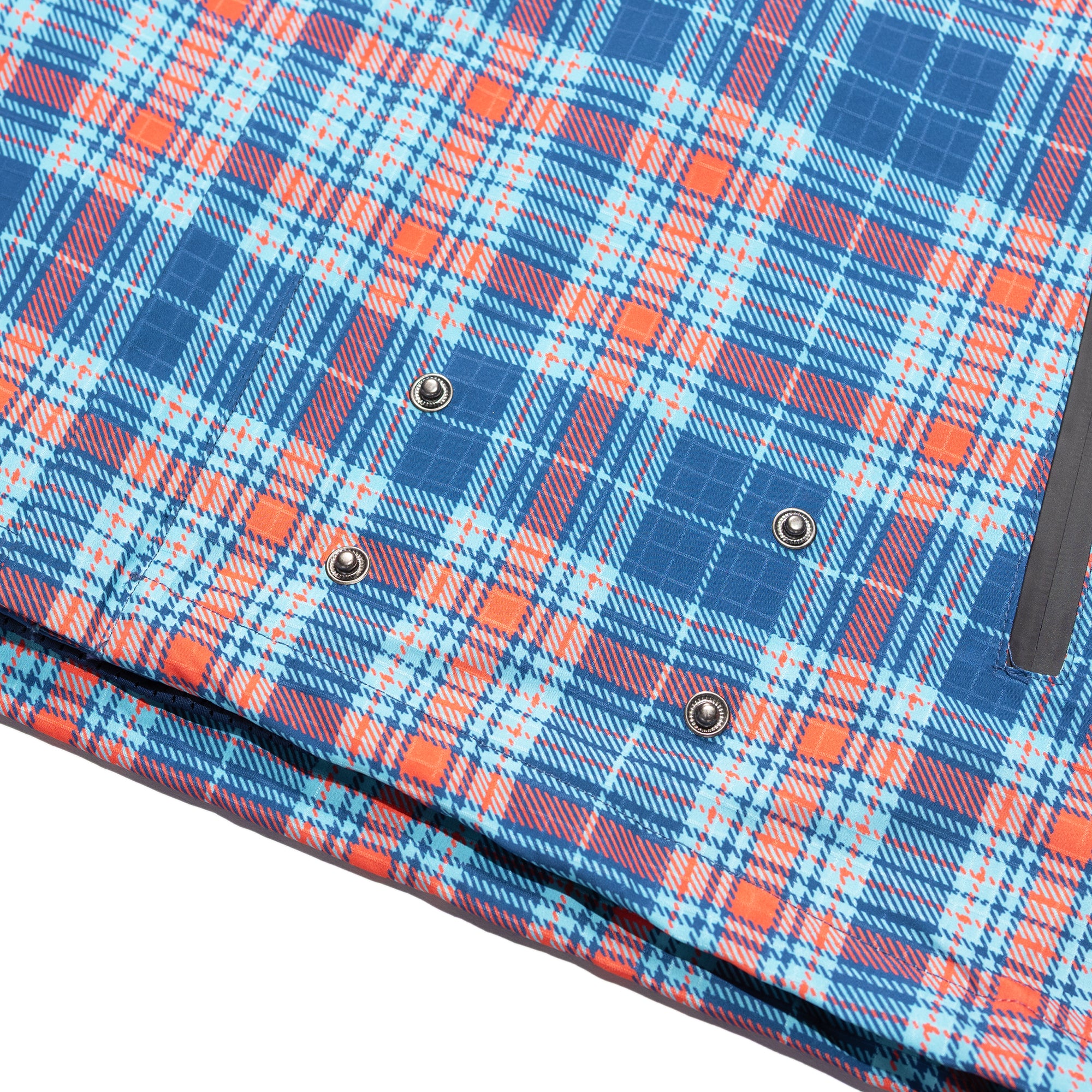 Carpet Company Rain Jacket with Reversible Hood Plaid