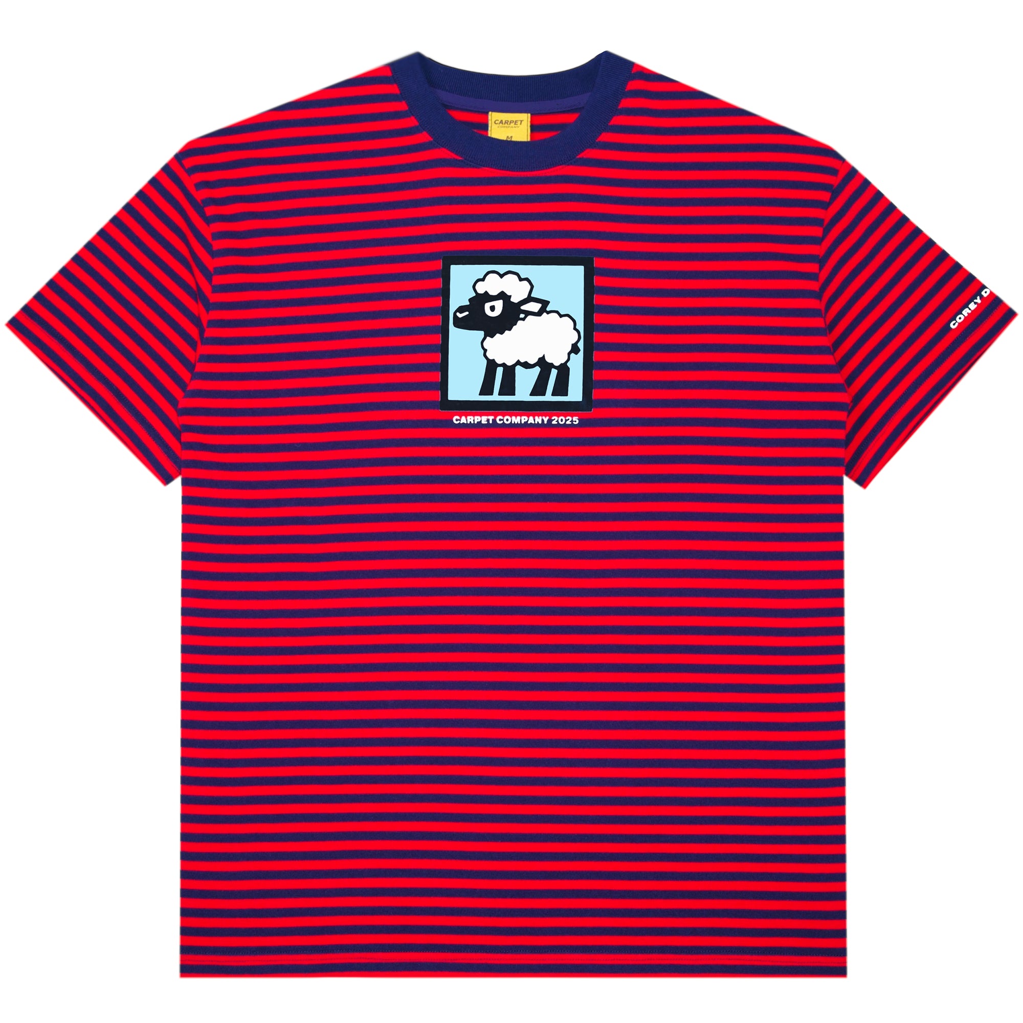 Carpet Company Sheep Tee Striped